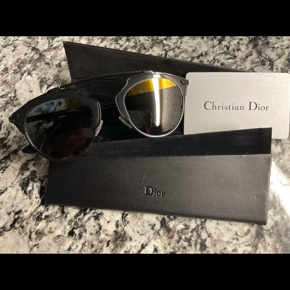 Authentic New Dior So Real sunglasses with case